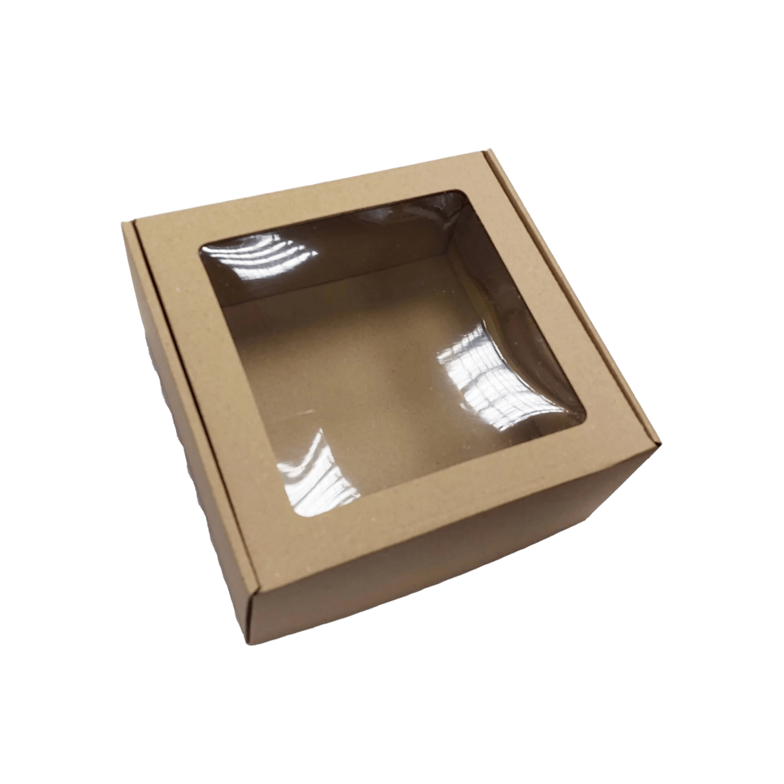 Kutije s prozirnim poklopcem - SMEĐA - 195x205x50mm